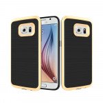 Wholesale Samsung Galaxy S7 Impact Hybrid Case (Champagne Gold)